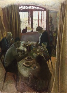 Artists family 2015 oil canvas 200x150cm
