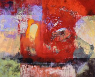 Barcelona la rambla .e.21 3822 x 4622 acrylic on panel c1c5