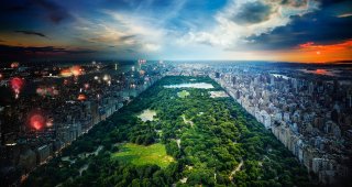 Four seasons view central park nyc summer 2024 day night stephen wilkes usa r
