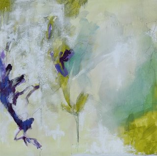 Fragile beauty acrylic and mixed media canvas 50 x 50 cm 860 eur