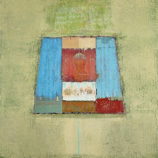 Grand rollercast i 18 x18 acrylic on panel.2100.c1k22