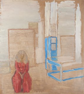 Jan rauchwerger galit studio1999oil canvas90x80cm