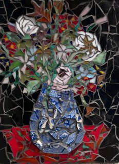 Jen vase w flowers130