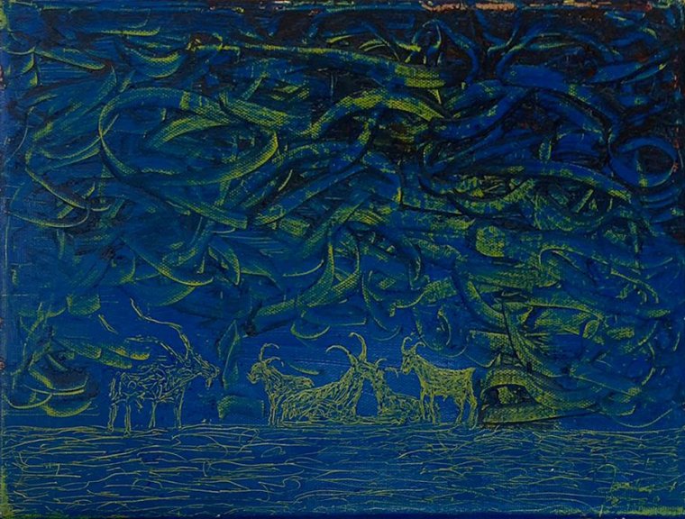 Jonathan ofek 2022 oil canvas 20x27cm
