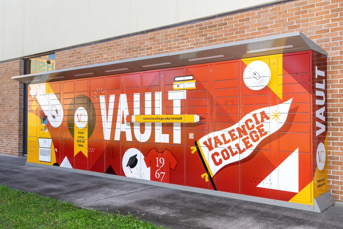 Valencia college   quadient lockers