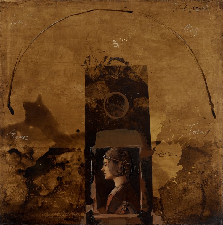 Yaakov feldman untitled 2002 oil canvas 60x60cm