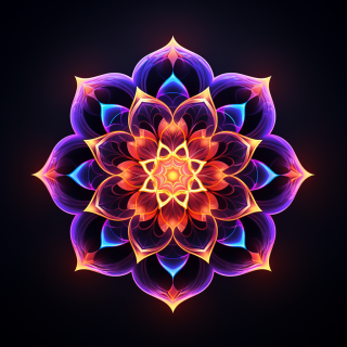 Kaukaaslanemandalaglowingneongeometricartillustration1f39a7769 90cf 4ad9 8722 266a2430f8aa3