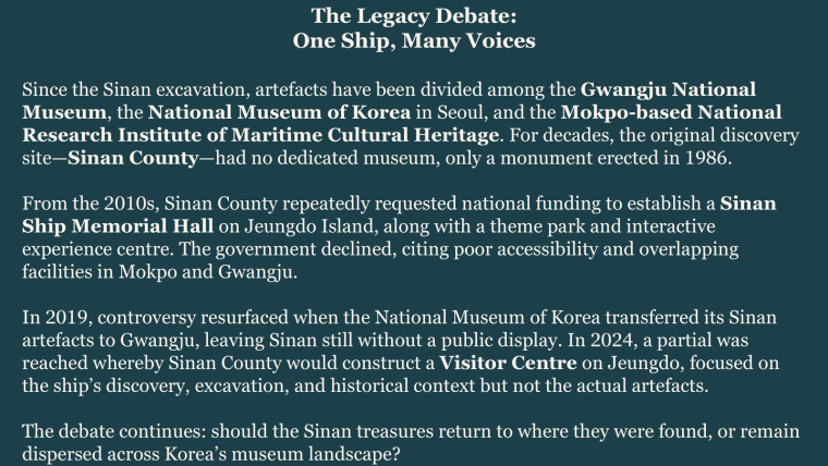 Legacy debate