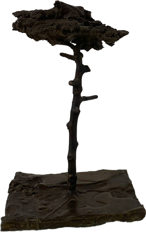Lev stern tree bronze 11x11x16cm