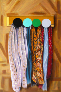 Scarf rack
